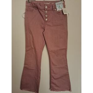 Cat & Jack Flare Stretch Size 10 Dusty Pink Adjustable Waist
